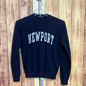 Brandy Melville Navy Crewneck Sweater